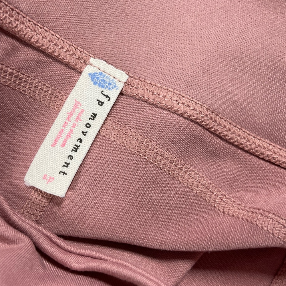 Free People Your’e a Peach Leggings in Fireside/ Pink/ Mauve S - Picture 10 of 11